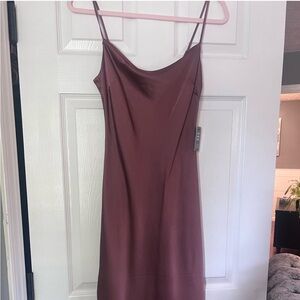 Express Brown Midi Dress